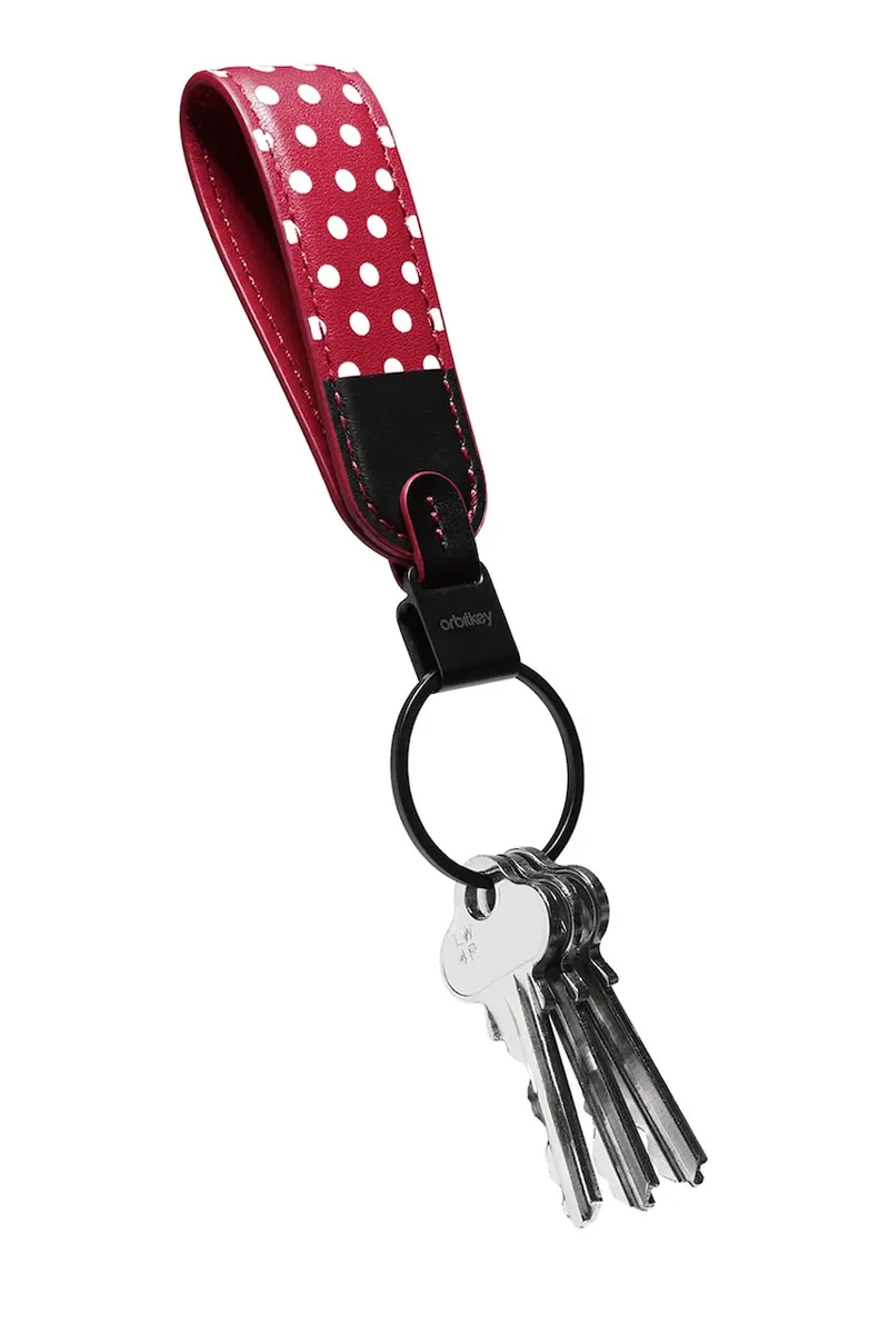 Orbitkey μπρελόκ από φυσικό δέρμα Minnie Mouse