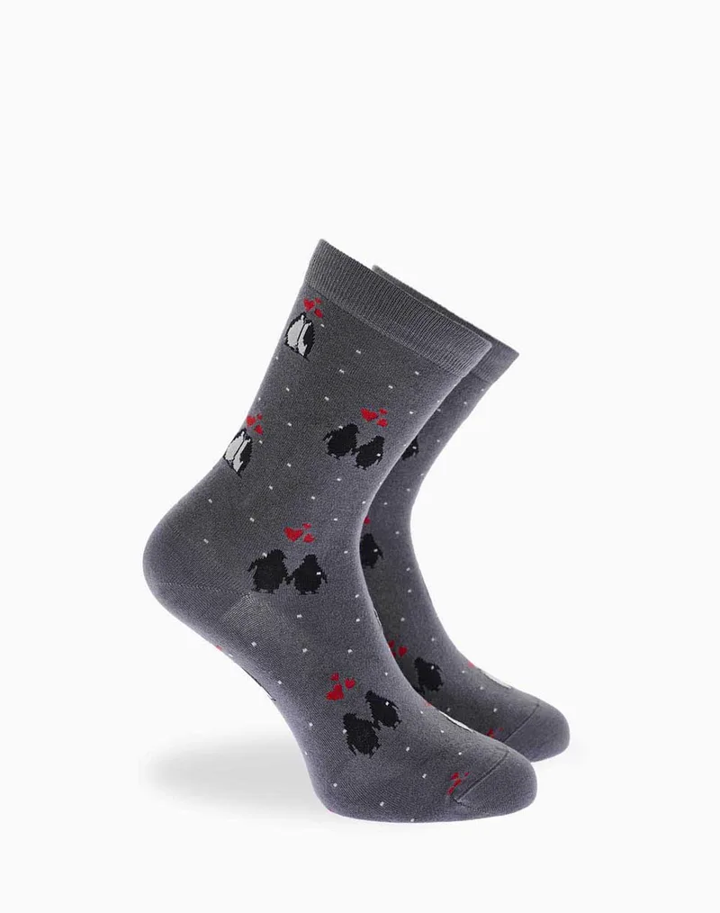 WALK ΓΥΝΑΙΚΕΙΕΣ ΚΑΛΤΣΕΣ BAMBOO ΜΕ ΣΧΕΔΙΟ W331-14-10 DarkGray