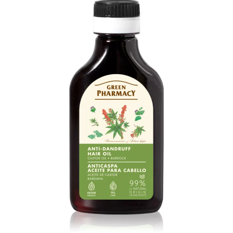 Green Pharmacy Burdock Oil Hair Oil ελαιώδης φροντίδα κατά της πιτυρίδας 100 ml