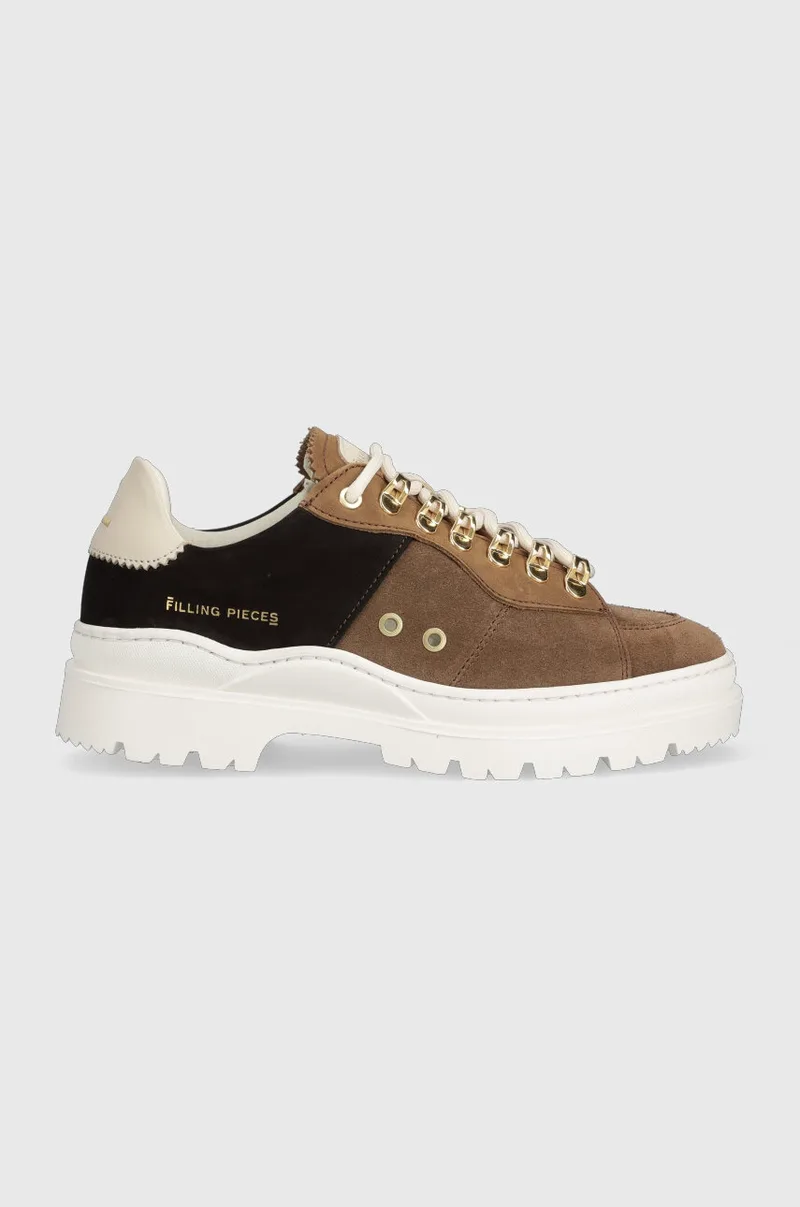 Σουέτ sneakers Filling Pieces Court Serrated Topaz