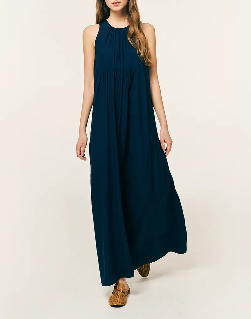 FOREL Φόρεμα 082.50.01.140-ΜΠΛΕ DarkBlue