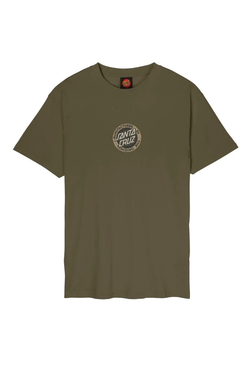 SANTA CRUZ T-Shirts Carved MFG Front T-Shirt - ΠΡΑΣΙΝΟ-SCA-TEE-12172-GREEN