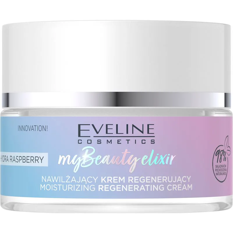Eveline Cosmetics My Beauty Elixir Hydra Raspberry αναγεννητική και ενυδατική κρέμα 50 ml