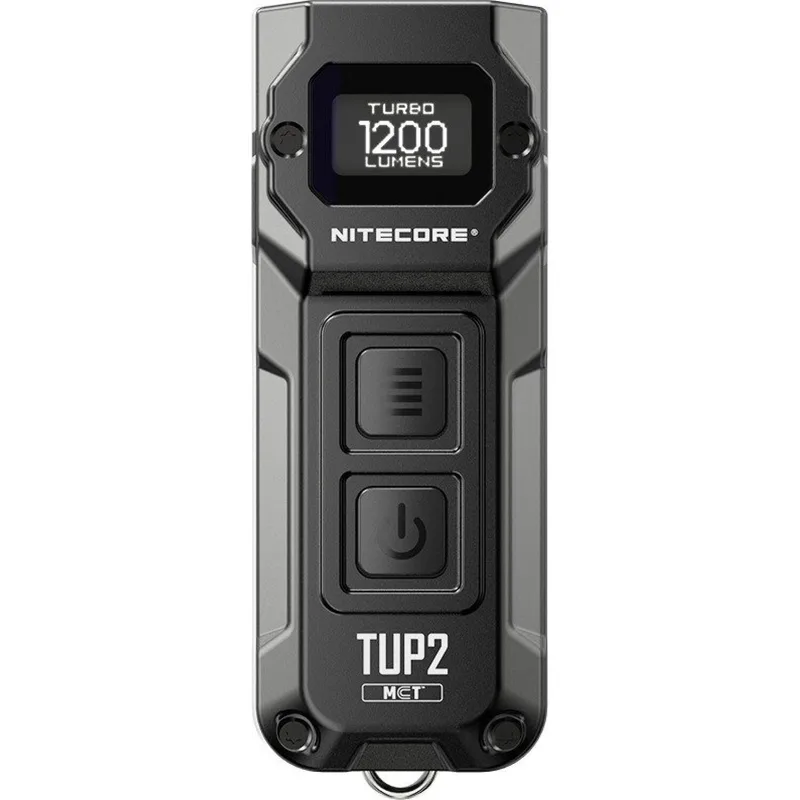 Φακός Nitecore TUP2 Μπρελόκ με Κλιπ LED MCT Ανθεκτικός Αδιάβροχος Επαναφορτιζόμενος 1200 Lumens Μπαταρία 1.300 mAh - Classic Black (6952506409501)