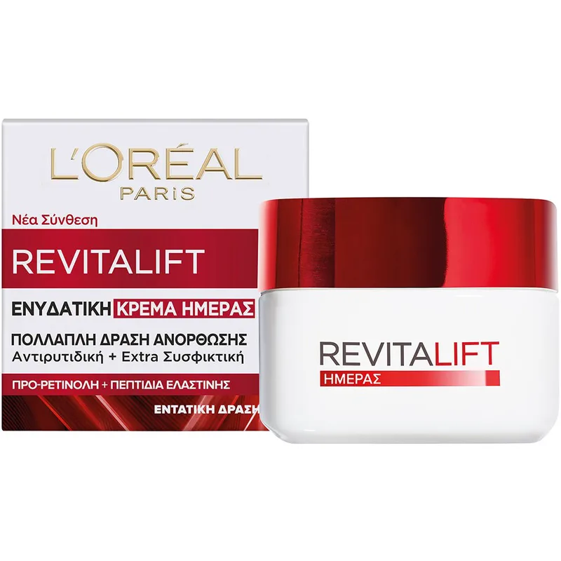 L'Oreal Paris Revitalift Day Cream Ενυδατική Κρέμα Ημέρας Προσώπου με Αντιρυτιδική - Συσφικτική Δράση 50ml