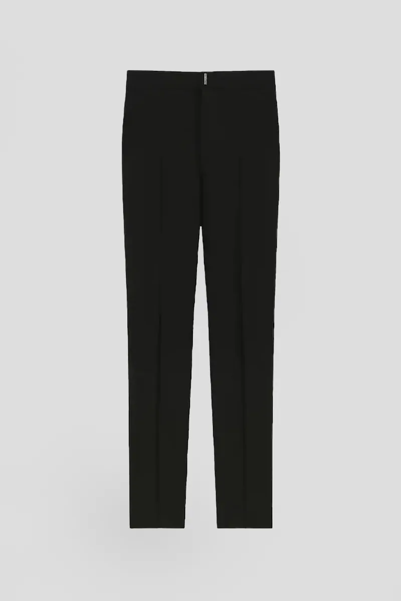 GIVENCHY Ανδρικό Μαύρο Black Tailored Wool Trousers