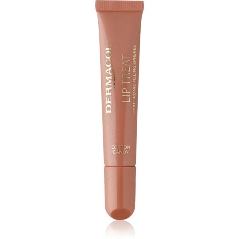 Dermacol Lip Treat ενυδατικό λιπ γκλος απόχρωση 3 Cotton Candy 10 ml