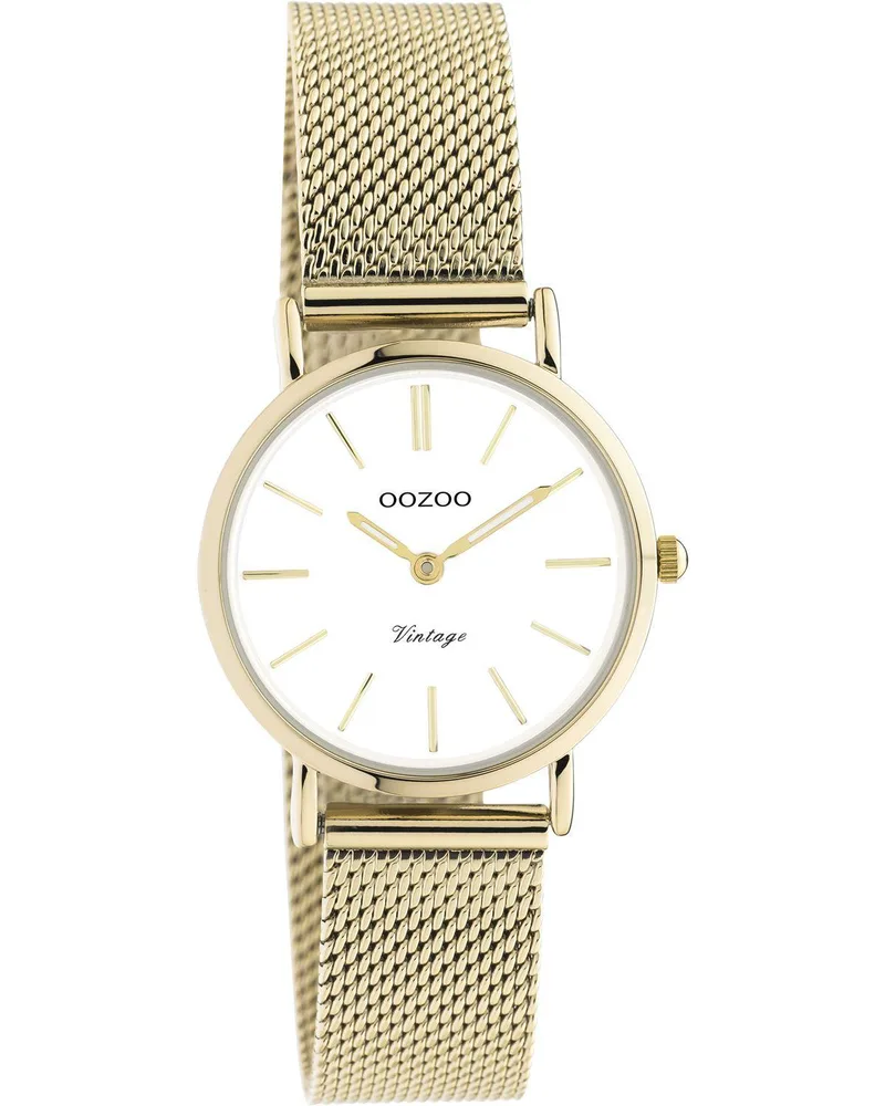 OOZOO Vintage - C20231, Χρυσό case with Metal Bracelet