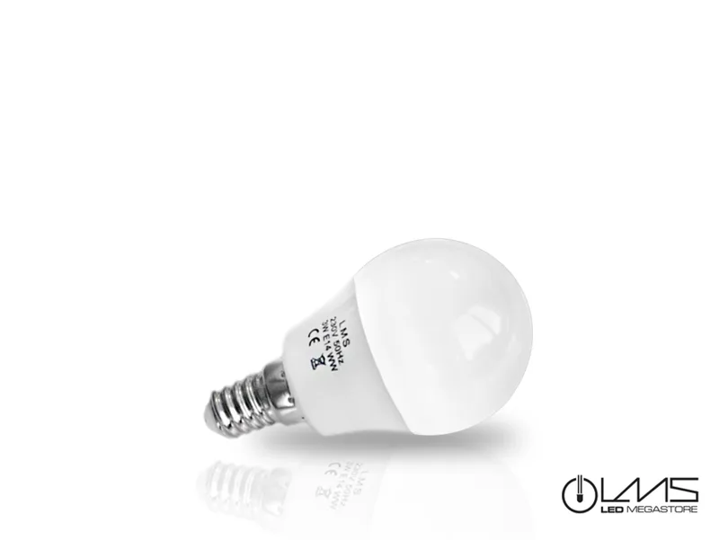 Λαμπτήρας LED LMS Ε14 3 Watt Bulb Milky Θερμό Λευκό 05704