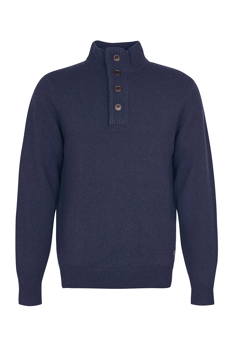 ΑΝΔΡΙΚΟ ΠΛΕΚΤΟ ESSENTIAL PATCH HALF ZIP ΜΠΛΕ