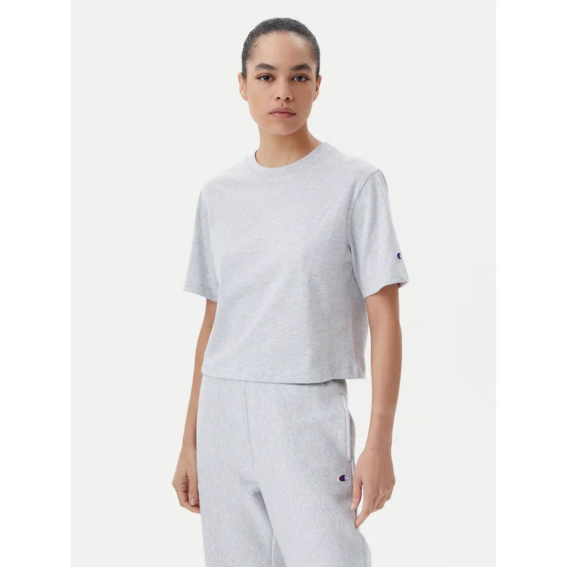 Champion T-Shirt 117874 Γκρι Regular Fit