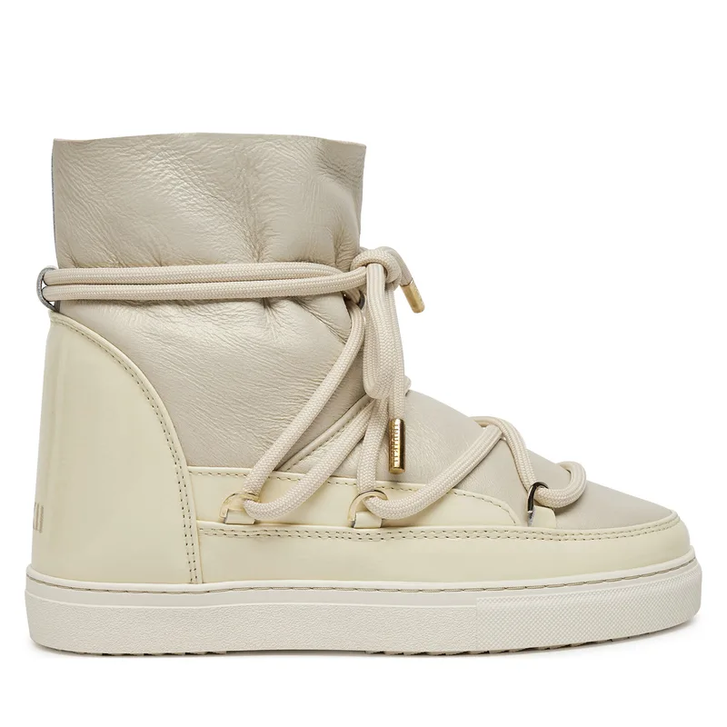 Μπότες Χιονιού Inuikii Gloss Wedge 75203-007 Εκρού