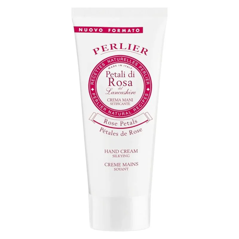Perlier Silky Hand Cream Lancashire Rose Petals 100 ml