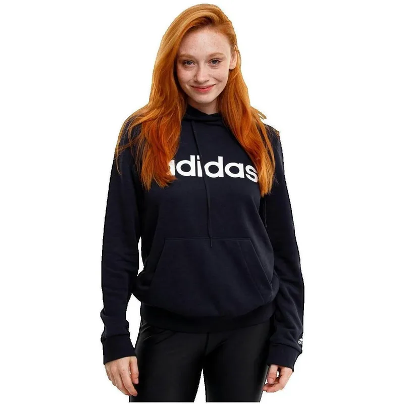 T-shirt με κουκούλα adidas Sweat à capuche Essentials bleu marine