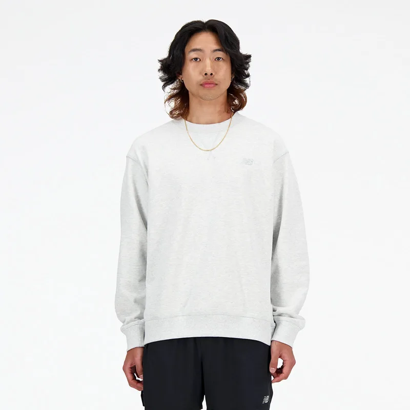 Φούτερ New Balance Athletics French Terry Crew Ash Heather S