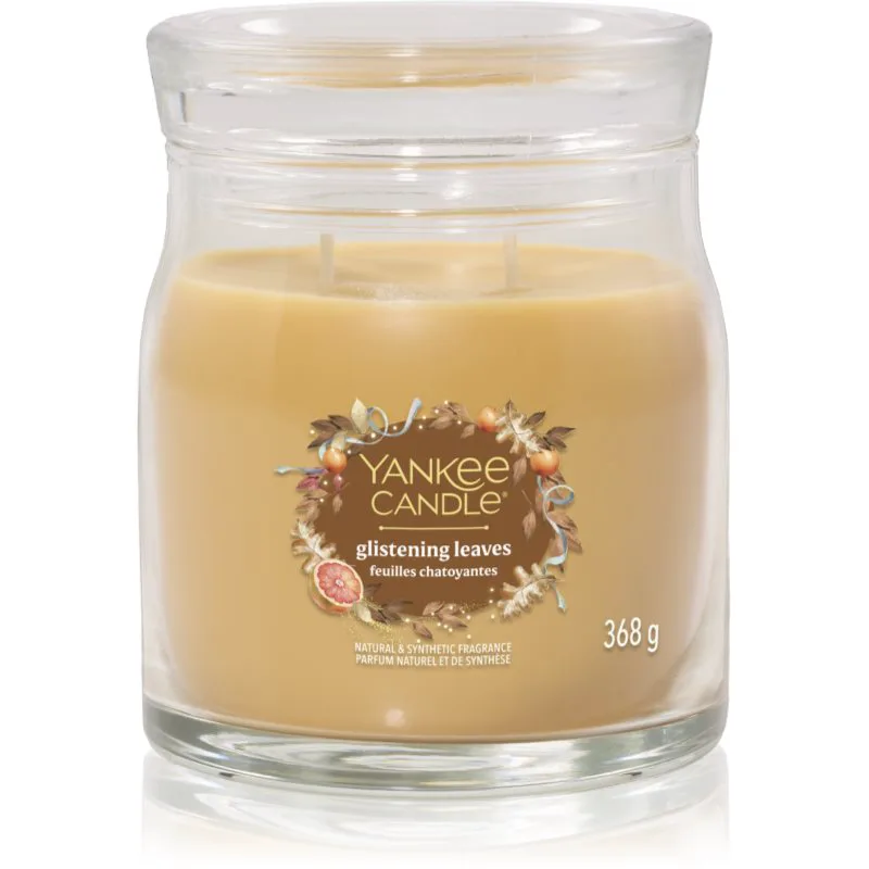 Yankee Candle Glistening Leaves αρωματικό κερί Υπογραφή 368 γρ