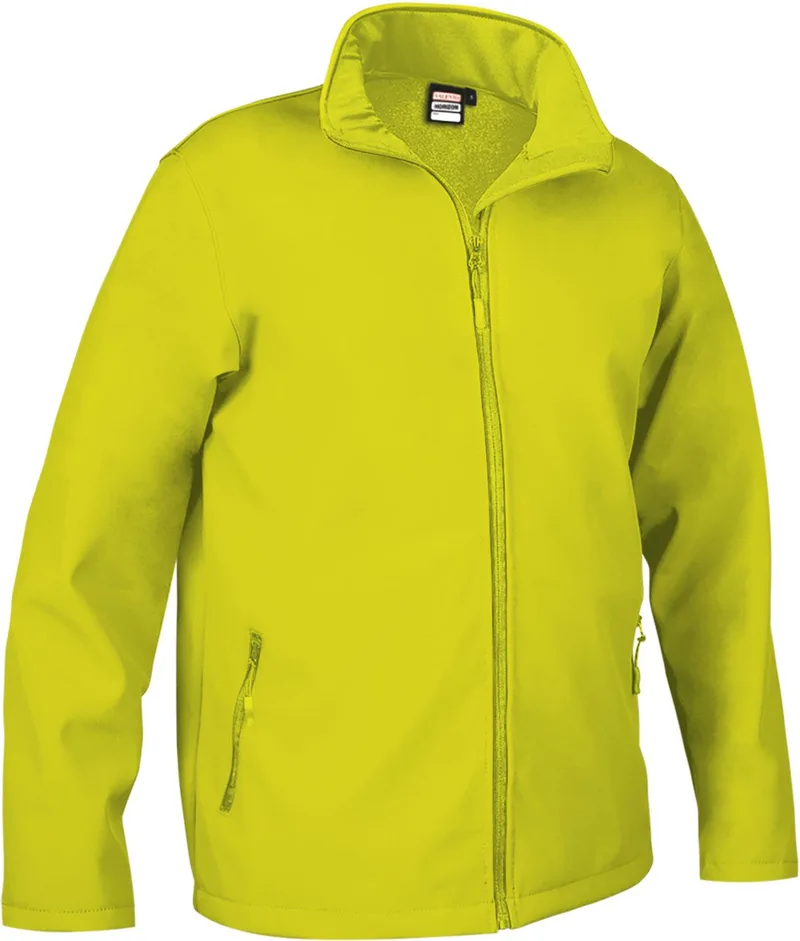 Μπουφάν Softshell HORIZON Valento CQVAHORAF Fluo Yellow