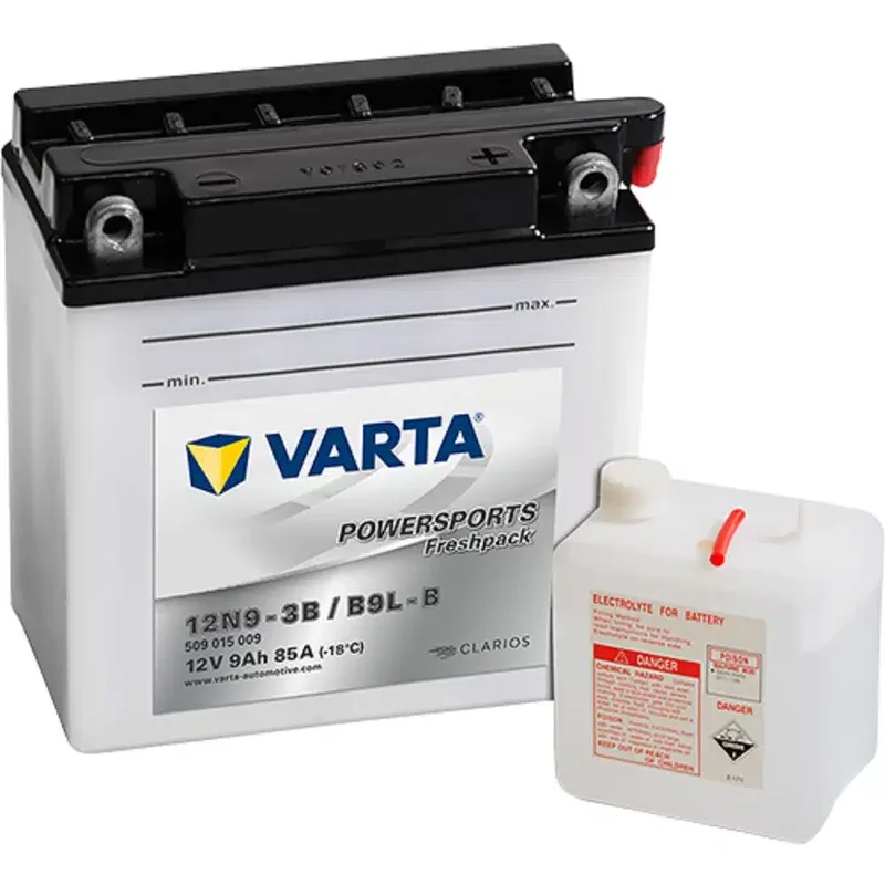 Μπαταρία Μοτοσυκλέτας VARTA B9L-B (12N9-3B) 12V 9Ah