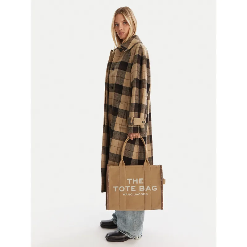 Τσάντα Marc Jacobs The Jacquard Large Tote Bag M0017048 Καφέ