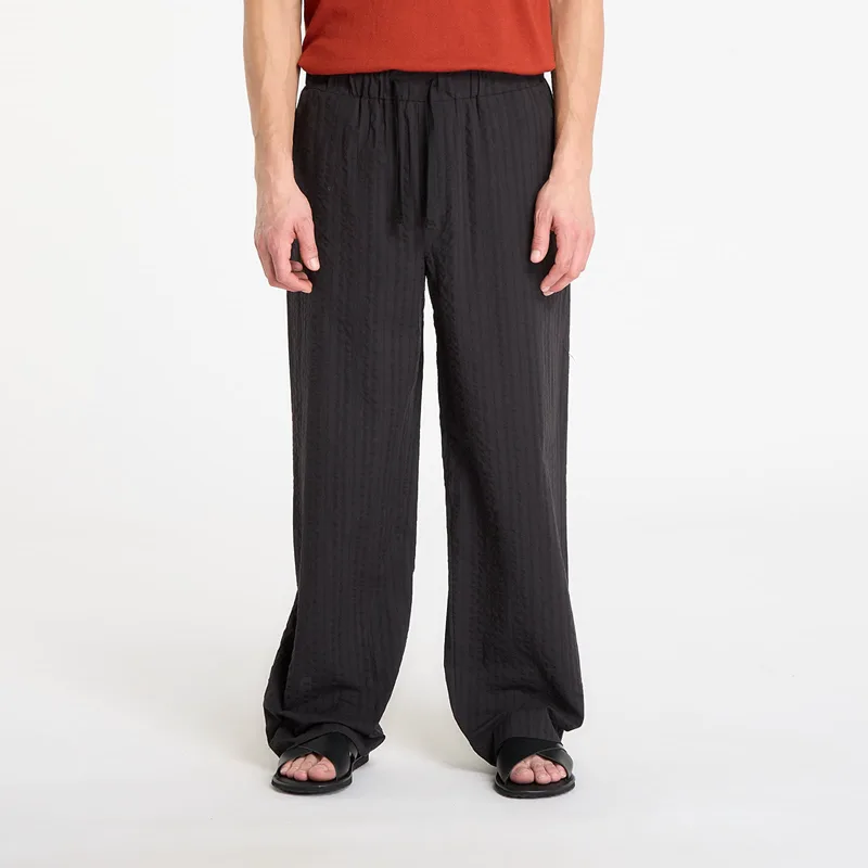 Παντελόνια Urban Classics Loose Seersucker Pants Black XL