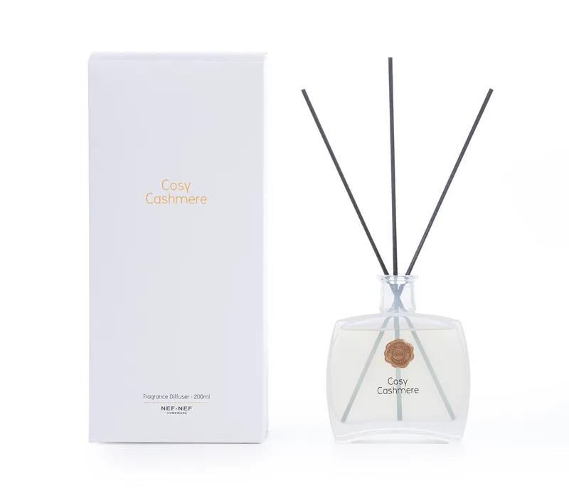 Αρωματικό Χώρου Με Στικς Nef-Nef Cosy Cashmere White 200ml