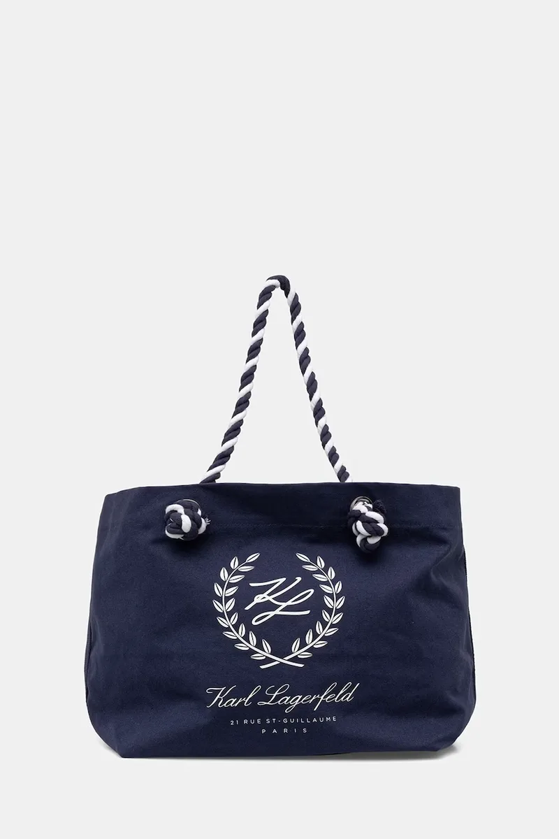 Karl Lagerfeld tote γυναικεία βαμβακερή K/HOTEL