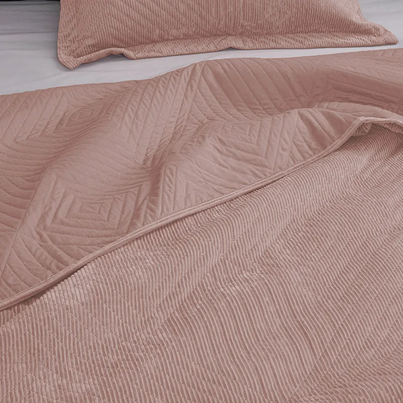 Κουβερλί Υπέρδιπλο 220X240 Palamaiki Dizza Rose (220x240)