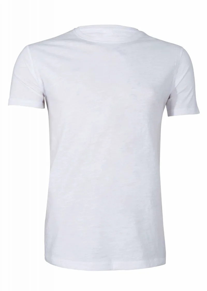 Ανδρικό t-shirt κοντό μανίκι λαιμόκοψη. Basic Collection ΛΕΥΚΟ