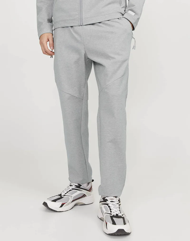 JACK&JONES JPSTWILL JJCLOUD SWEAT PANTS NOOS 12253727-Light Grey Melange LightGray