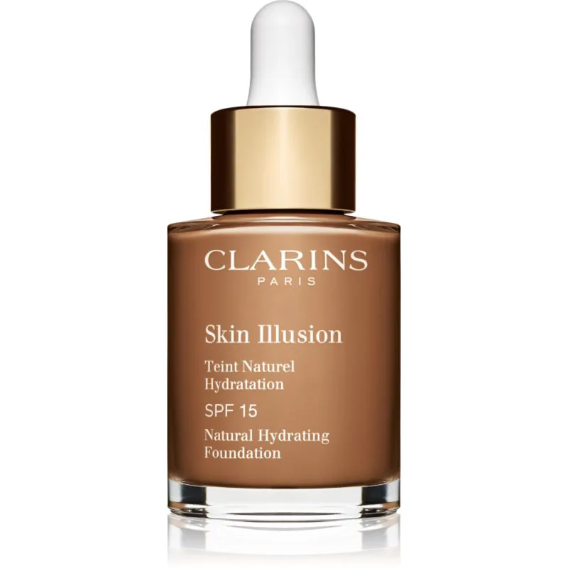 Clarins Skin Illusion Natural Hydrating Foundation λαμπρυντικό ενυδατικό μεικ απ SPF 15 απόχρωση 115 30 ml
