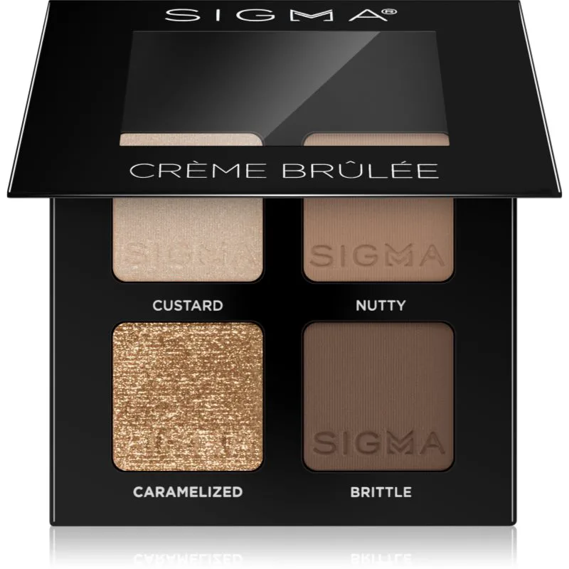 Sigma Beauty Quad Παλέτα σκιών για τα μάτια απόχρωση Crème Brûlée 4 γρ