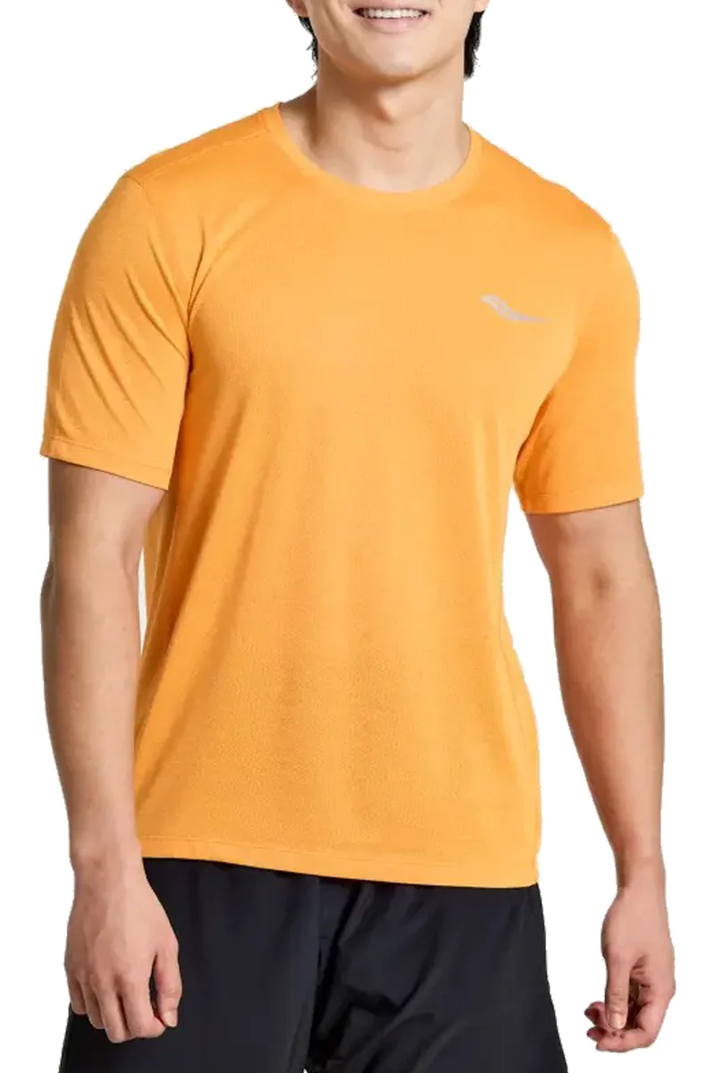 Μπλούζα Κοντομάνικη Saucony Stopwatch SAM800278-MAH Ανδρικό