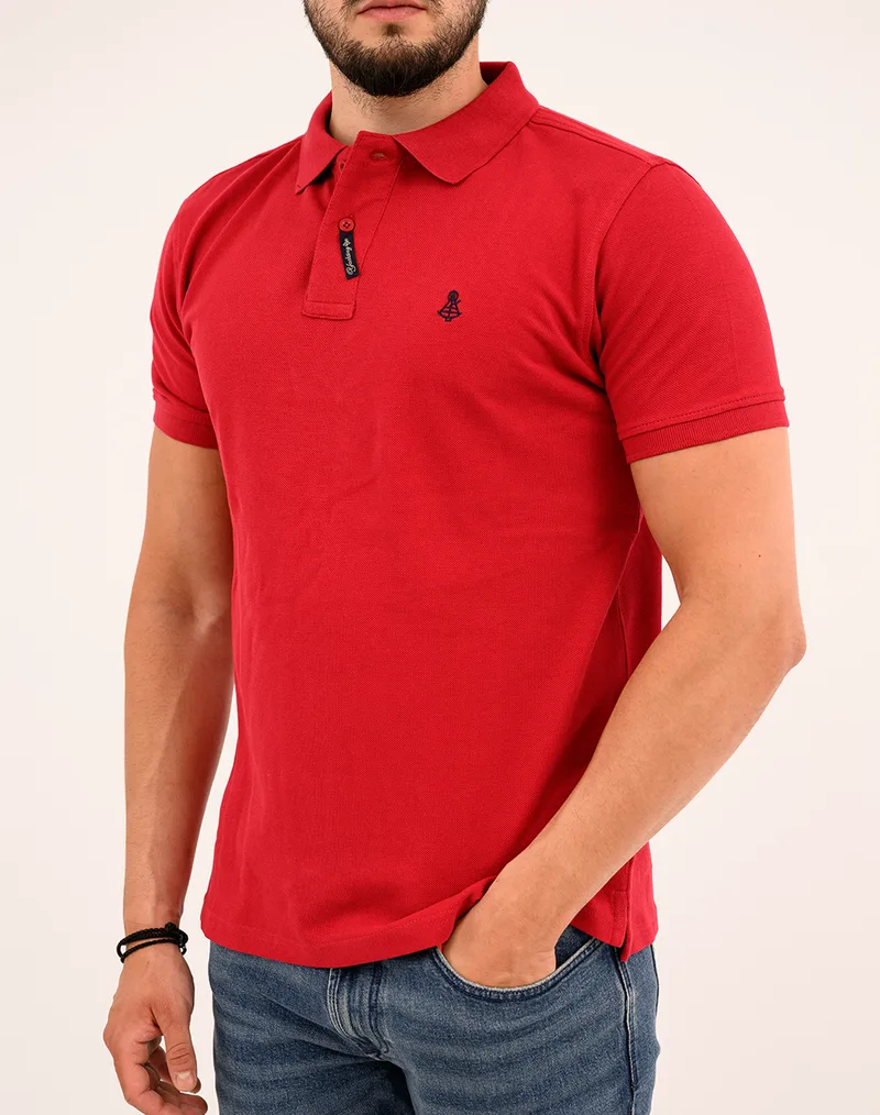 EXPLORER ΜΠΛΟΥΖΑ POLO BASIC BIG 2621102001-CHERRY FireRed