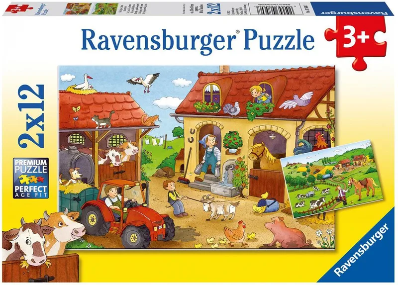 ΠΑΖΛ ΤΟ ΑΓΡΌΚΤΗΜΑ RAVENSBURGER 2Χ12 24ΤΜΧ
