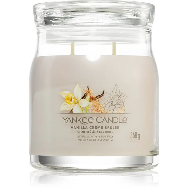 Yankee Candle Vanilla Crème Brûlée αρωματικό κερί 368 γρ