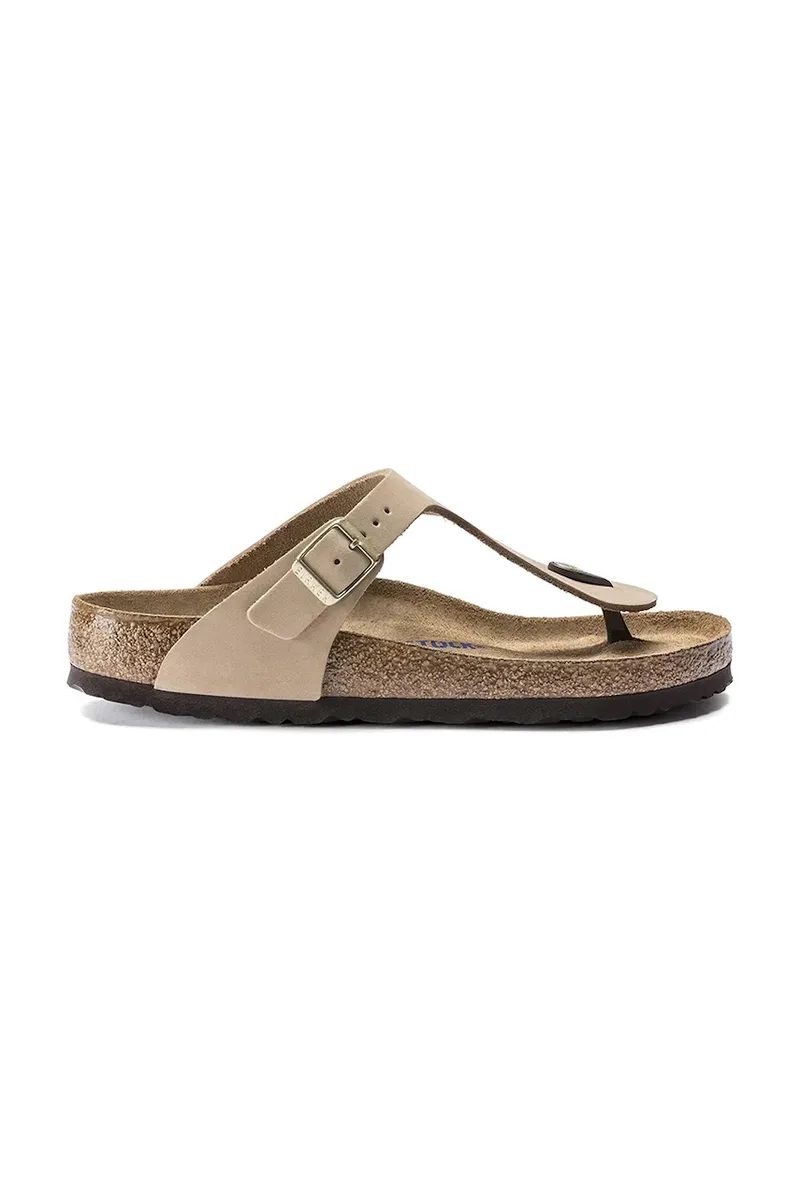 Birkenstock Σαγιονάρες nubuck Birkenstock Gizeh SFB