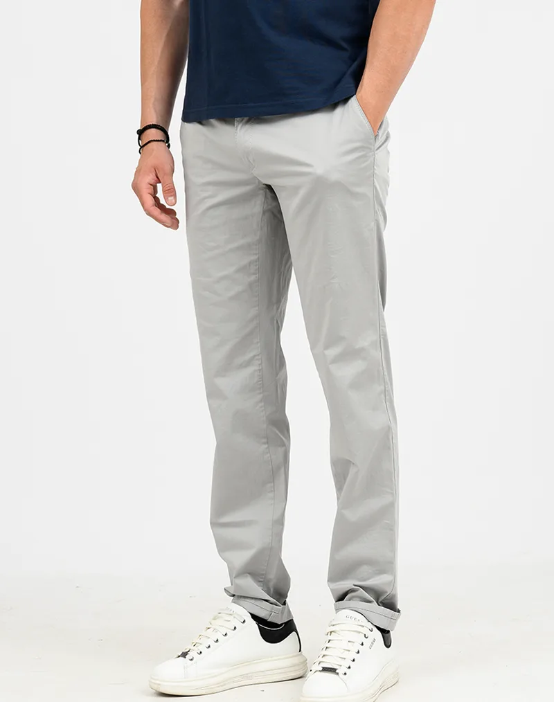 BRAX Flat-front/chinos, stretch cotton 07-1642-7 LightGray