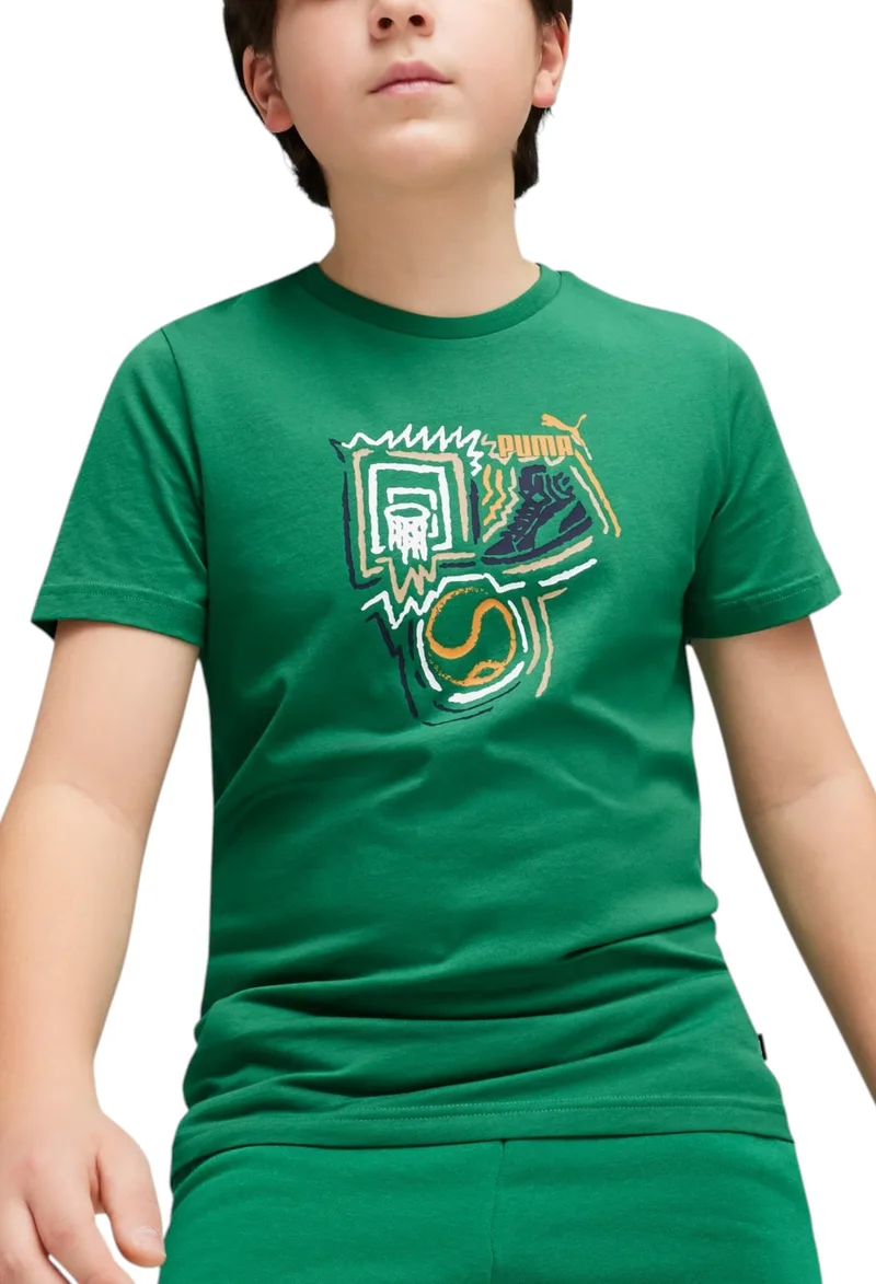 Μπλούζα Κοντομάνικη Puma Graphics Year of Sports Tee 680299-86 Αγόρι