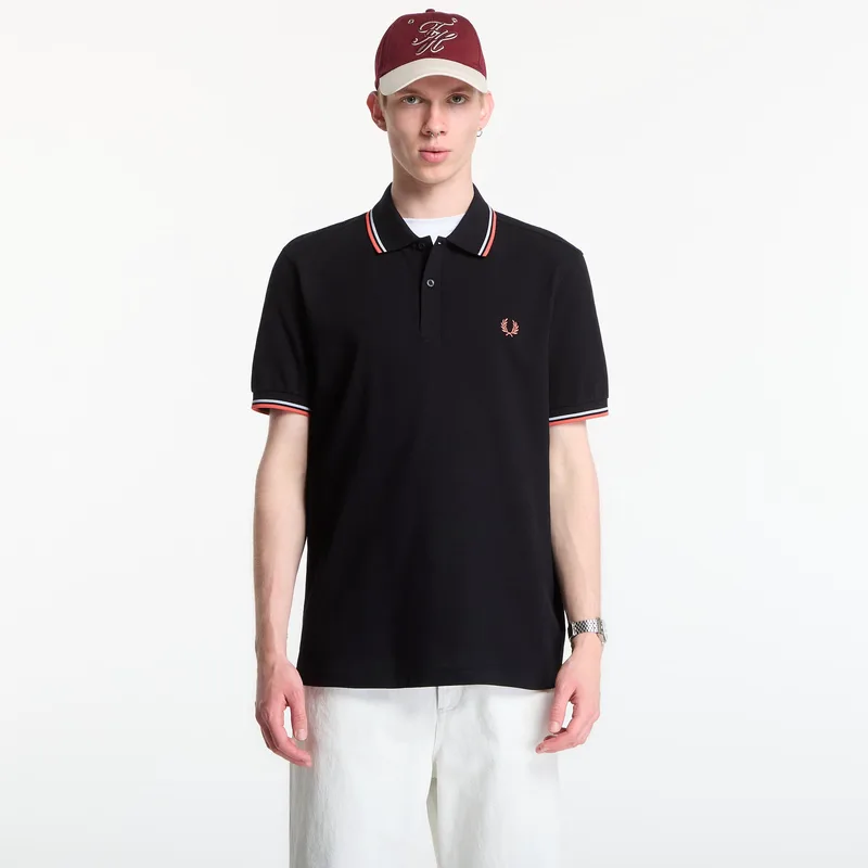T-shirt Fred Perry Twin Tipped Fred Perry Shirt Black L