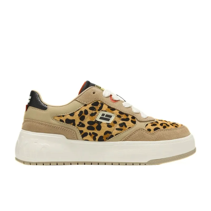 D.FRANKLIN ΓΥΝΑΙΚΕΙΟ SNEAKER COURT FLAG LEOPARD DFSH321099-LEOP