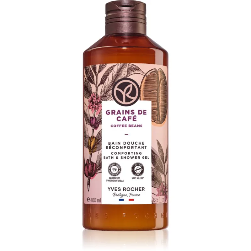 Yves Rocher Bain de Nature περιποιητικό τζελ ντους Coffee Beans 400 ml