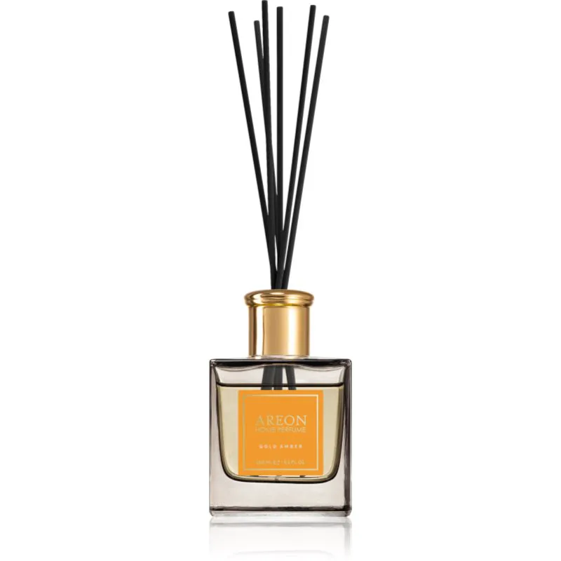 Areon Home Black Χρυσό Amber αρωματικός διαχύτης επαναπλήρωσης 150 μλ