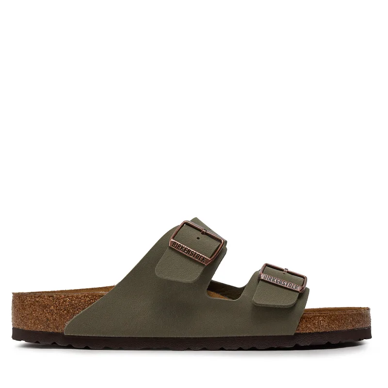 Παντόφλες Birkenstock Arizona Birko-Flor nubuk 0151211 Γκρι