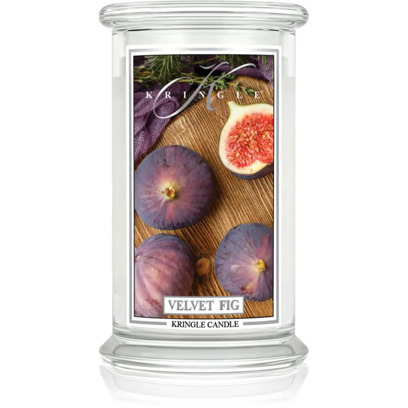 Kringle Candle Velvet Fig αρωματικό κερί 623 γρ