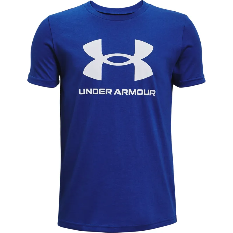 Under Armour Sportstyle Logo Boy's Short Sleeve Shirt