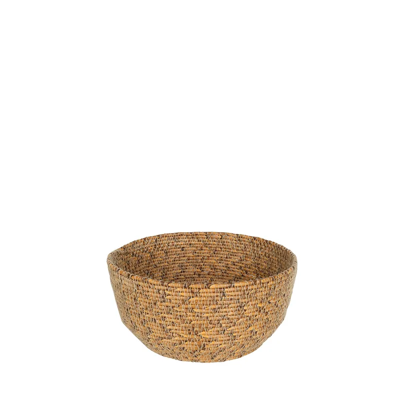 Καλάθι Rattan Στρογγυλό Natural 16x9εκ. ESPIEL SUL107 (Υλικό: Ραττάν, Χρώμα: Natural) - ESPIEL - SUL107