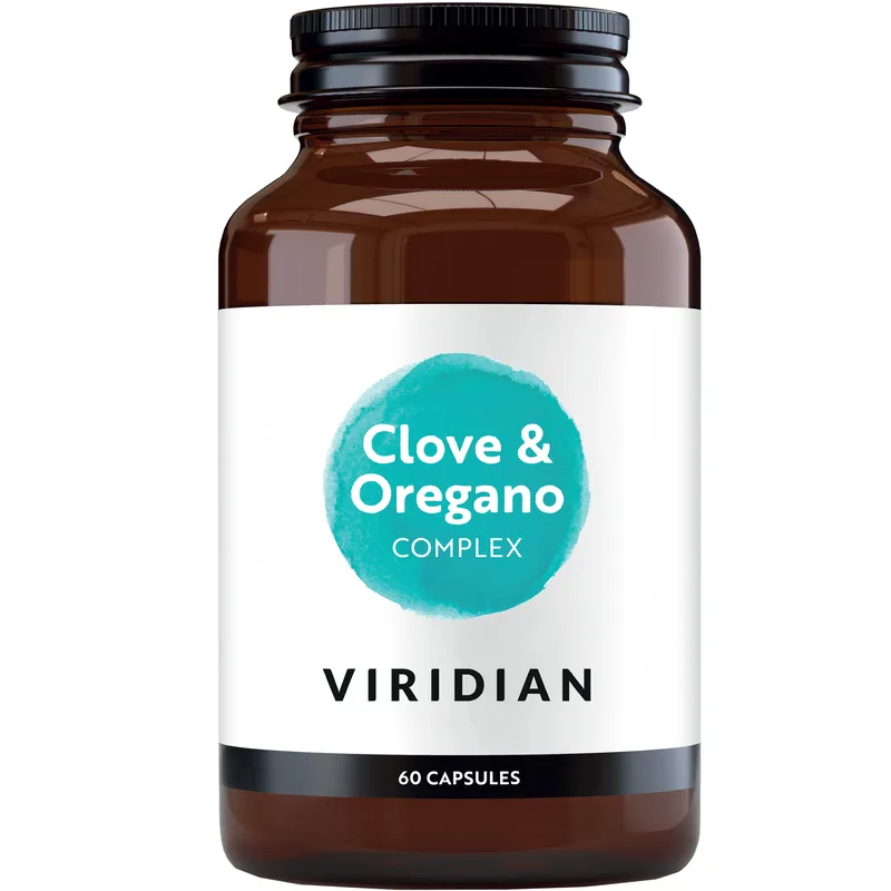Viridian Clove & Oregano Complex Συμπλήρωμα Διατροφής Εκχυλίσματος Γαρυφάλλου, Ρίγανης, Δεντρολίβανου, Θυμαριού & Βασιλικού για την Ενίσχυση της Άμυνας του Οργανισμού Απέναντι σε Παράσιτα & Μύκητες 60caps