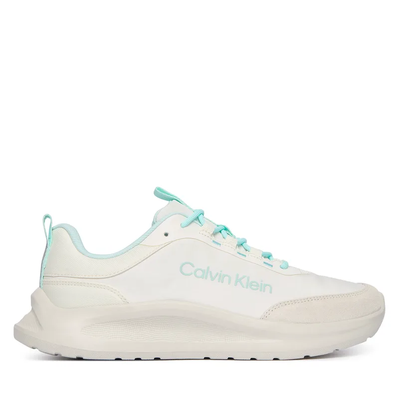 Αθλητικά Calvin Klein Light Eva Run Ess Lac Ny-Su Wmn HW0HW03293 Λευκό