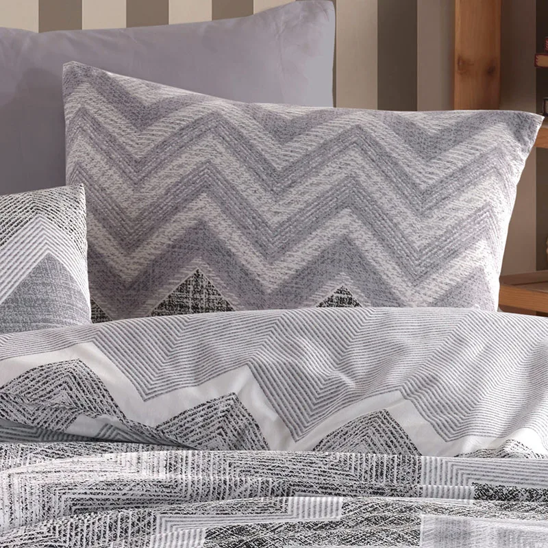 Μαξιλαροθήκη 50x70 Dimcol Athena 405 Grey 50x70