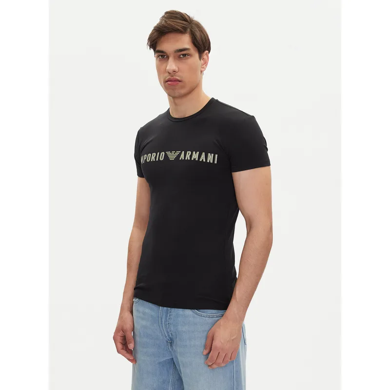 Emporio Armani Underwear T-Shirt EM000375 AF10772 UC001 Μαύρο Slim Fit
